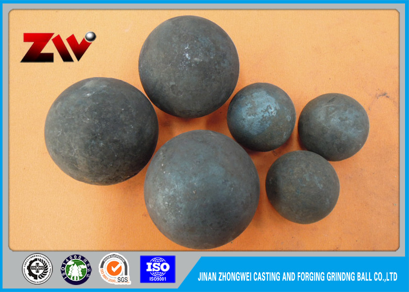 Bolas do moinho de bola do uso HRC 60-68 da planta do cimento, bolas de moedura forjadas dos meios