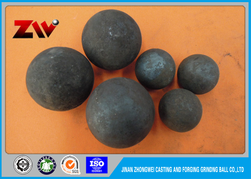 Bolas de moedura industriais B2 60Mn do moinho de bola do aço dos meios para a mineração de cobre