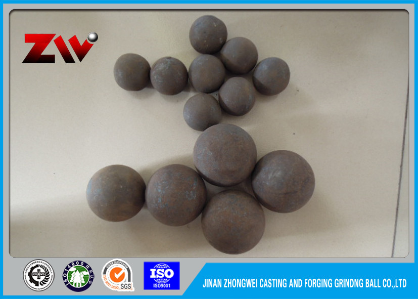 Bolas de aço de moedura forjadas mineração 1 - 5 polegadas contínuas para o moinho de bola