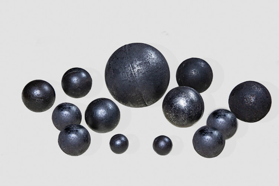 20mm 80mm 160mm Bolas de ferro fundido de aço Forjado Bolas de moagem de mídia de cromo Bolas de ferro fundido para moinhos Tecnologia de moagem de fundição