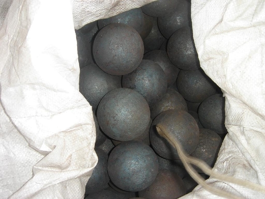 Esferas de medição de moagem de alta qualidade 30 mm 50 mm 100 mm Esferas de aço de moagem forjada para a usina de cimento de moagem de bolas