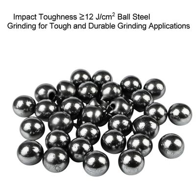 Impact Toughness ≥12 J/cm2 Ball Steel Grinding for Tough and Durable Grinding Applications