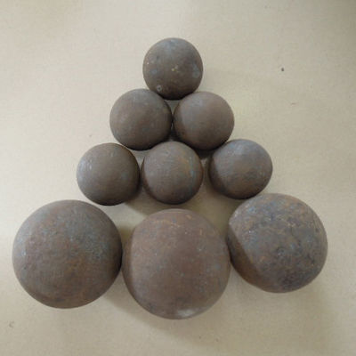 65 70 75 80 mm Medios de moagem de aço forjado de alto manganês Bolas de ferro fundido para máquina de moagem de bolas