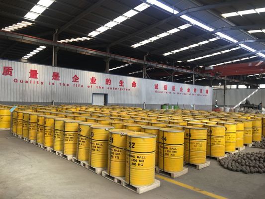 Esferas de ferro fundido de alto cromo com baixa taxa de quebra, esferas de ferro de moagem de alta qualidade para moinho de bolas