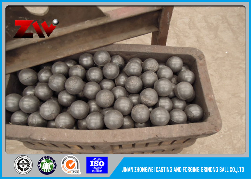 58-64 óleo de HRC que extingue bolas de aço de moedura moldadas de moinho de bola para minar