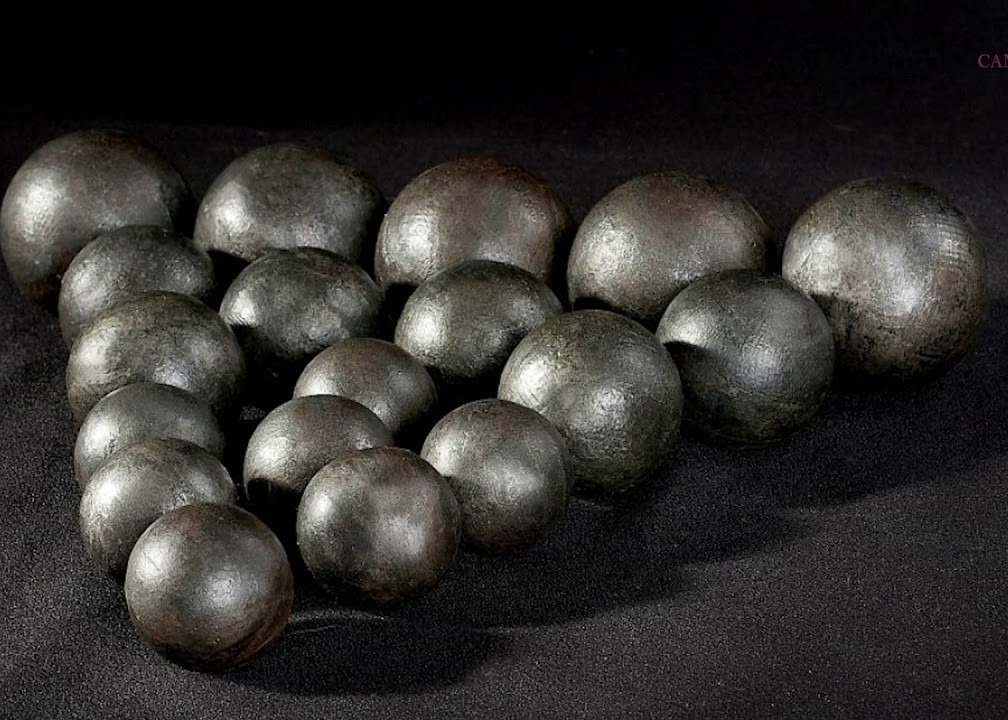 Bola de moagem de aço forjado de alta qualidade 52-65 HRC 40mm 50mm Bola de moagem forjada de ferro