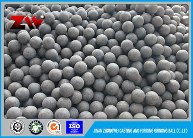 Bolinhas de aço fundido de qualidade certificada Utilização industrial Medios de moagem Mineração de cimento Baixa taxa de ruptura