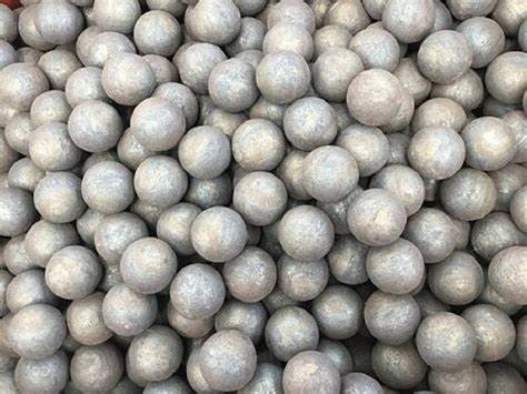 20-180 mm Esferas de aço forjado para mineração moagem de cimento Duração de impacto 12 Joules HRC 55-65